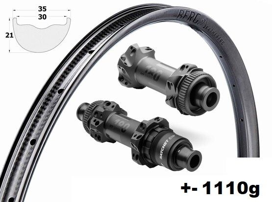 kolesá BERG SL 270 + DT SWISS 180 + DT AeroLite