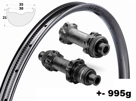 kolesá BERG SL 270 + DT SWISS 180 + BERD PolyLight